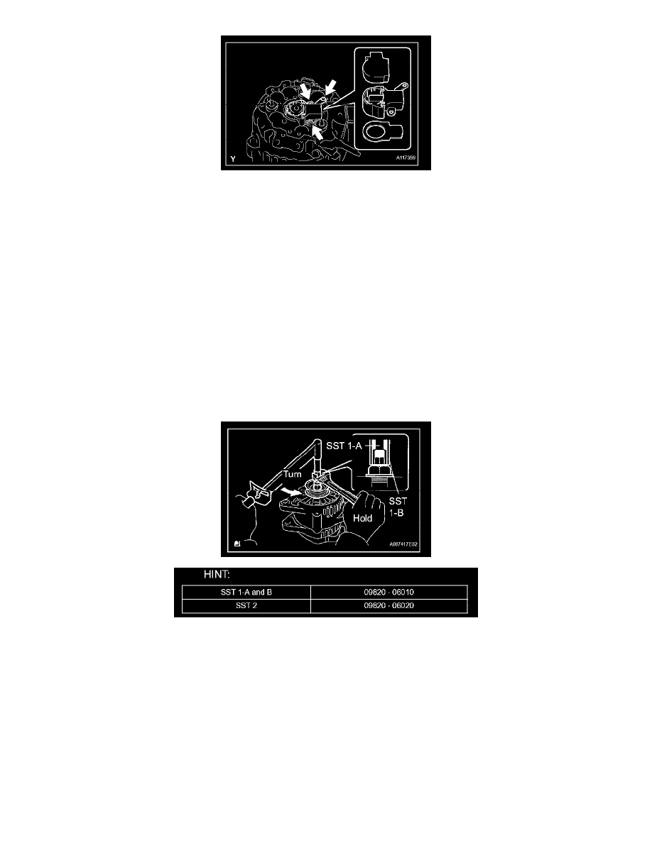 Starting and Charging > Charging System > Alternator > Component  Information > Service and Repair > Removal and Replacement > Page 4749