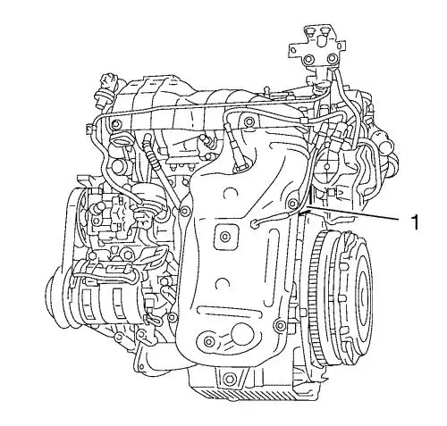 Где находится номер двигателя опель астра аш Vauxhall Workshop Service and Repair Manuals Astra J Engine Engine mechanics - 2