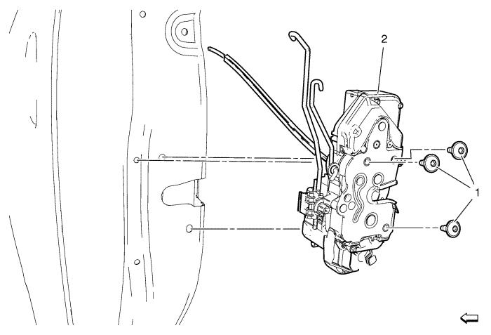 Vauxhall Workshop Service and Repair Manuals > Astra J > Body Systems  |<br><br>Vehicle Access |<br><br>Repair Instructions |<br><br>Front Side Door  Lock Replacement