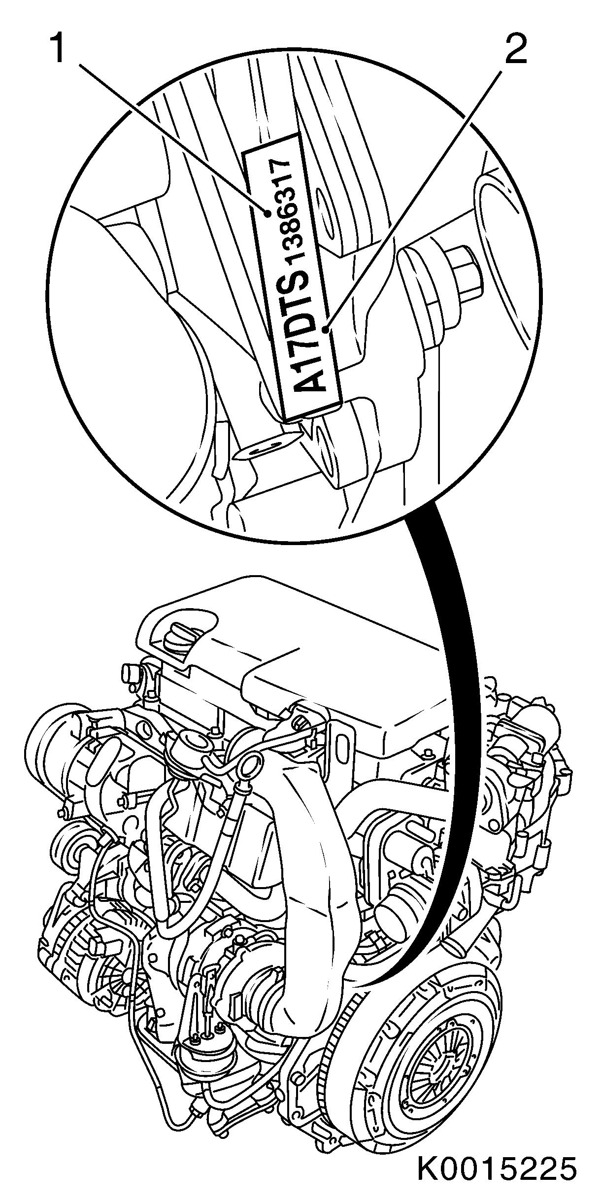 Где находится номер двигателя опель астра j Vauxhall Workshop Service and Repair Manuals Corsa D J Engine and Engine Aggrega