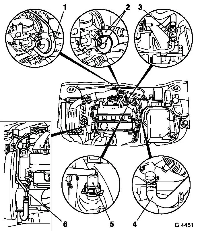 Vauxhall Workshop Manuals > Vectra B > J Engine and Engine Aggregates ...