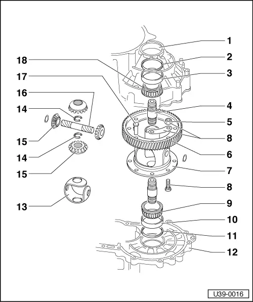 Volkswagen Golf Mk1 Manual Gearbox 020 Differential Dismantling Guide
