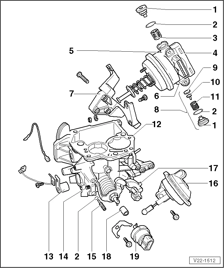Volkswagen Manuals > Golf Mk2 > Power unit > 2EE carburettor
