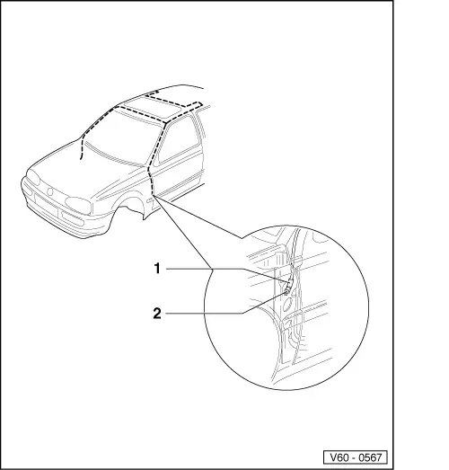 Volkswagen Service and Repair Manuals > Golf Mk3 > Body