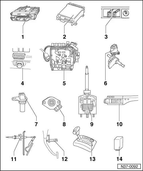 Volkswagen Manuals > Golf Mk3 > Power transmission > Automatic