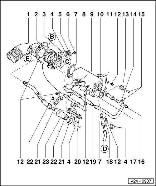 Volkswagen Service and Repair Manuals > Golf Mk3 > Power unit