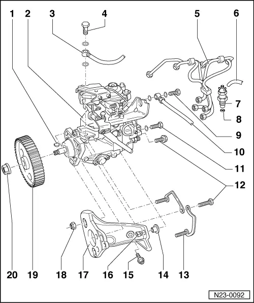 Volkswagen Service and Repair Manuals > Golf Mk3 > Power unit
