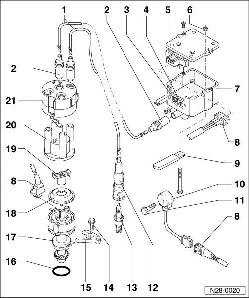 Volkswagen Service and Repair Manuals > Golf Mk3 > Power unit