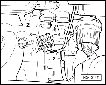 Volkswagen Workshop Manuals > Golf Mk3 > Power unit > 1AV fuel
