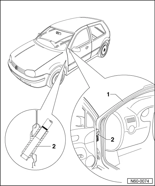 Volkswagen Service and Repair Manuals > Golf Mk4 > Body