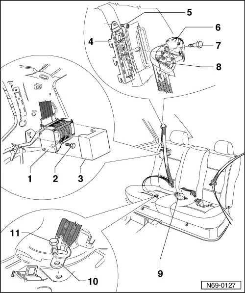 Volkswagen Service and Repair Manuals > Golf Mk4 > Body