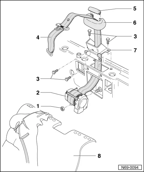 Volkswagen Service and Repair Manuals > Golf Mk4 > Body