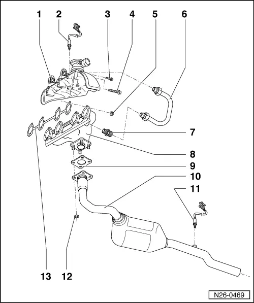 Volkswagen Service and Repair Manuals > Golf Mk4 > Engine 4