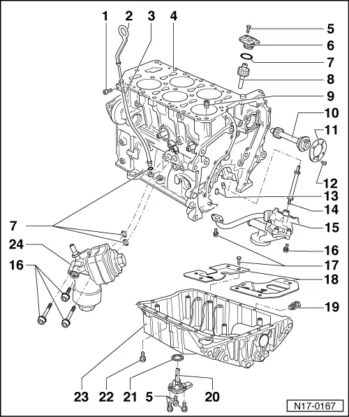 Volkswagen Workshop Service and Repair Manuals > Golf Mk4 > Engine | 5 ...