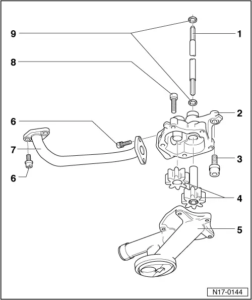Volkswagen Service and Repair Manuals > Golf Mk4 > Engine 5