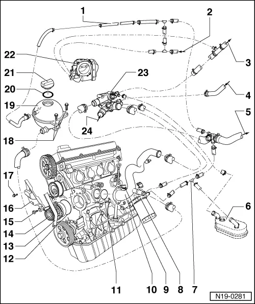 Volkswagen Workshop Service and Repair Manuals > Golf Mk4 > Engine | 4 ...