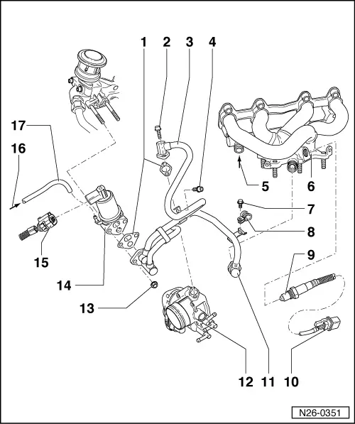 Volkswagen Service and Repair Manuals > Golf Mk4 > Engine 4