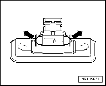 mk4 golf number plate bulb