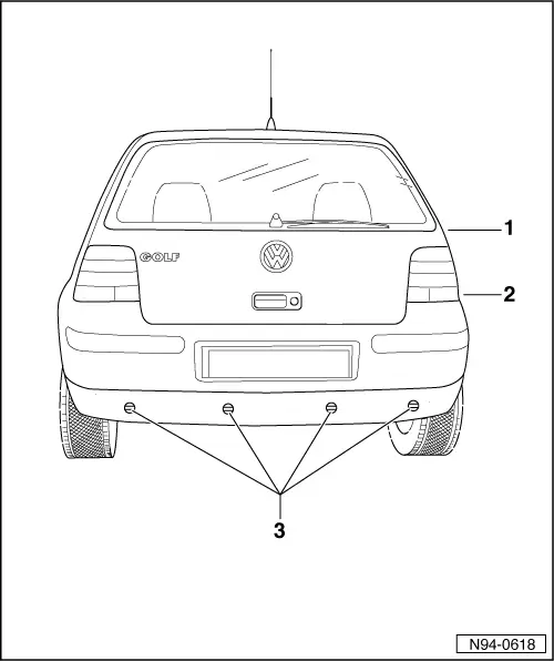 Volkswagen Manuals > Golf Mk4 > Vehicle electrics > Electrical