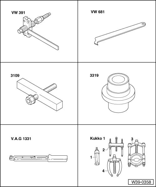 Volkswagen Service and Repair Manuals > Golf Mk4 > Power