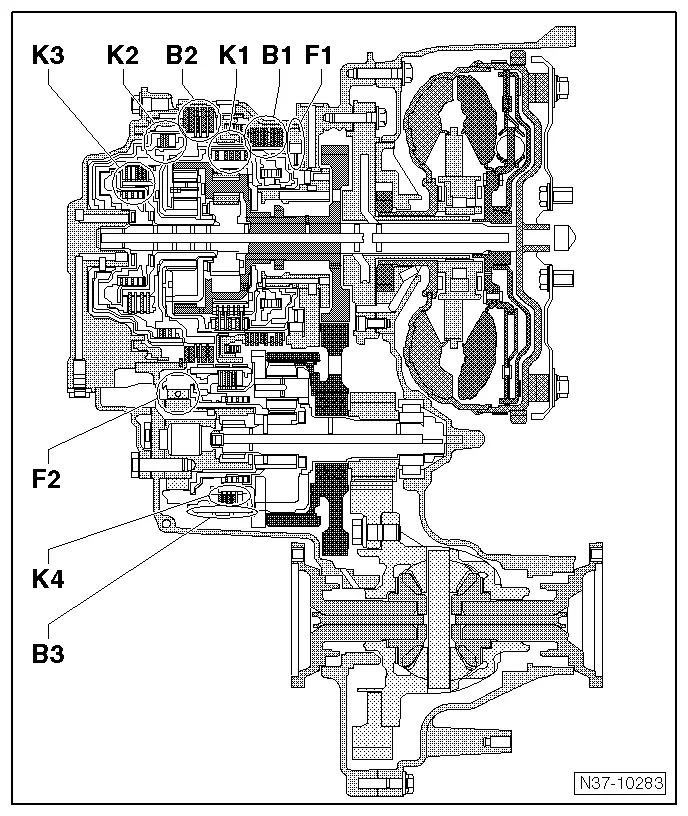 Volkswagen Manuals > Golf Mk4 > Power transmission > 5speed