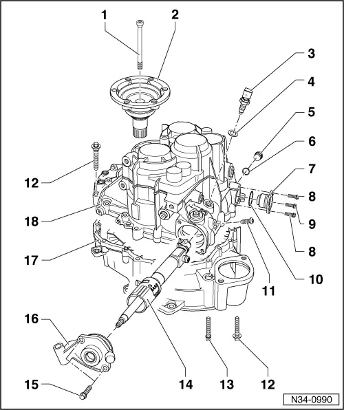 Volkswagen Service and Repair Manuals > Golf Mk4 > Power
