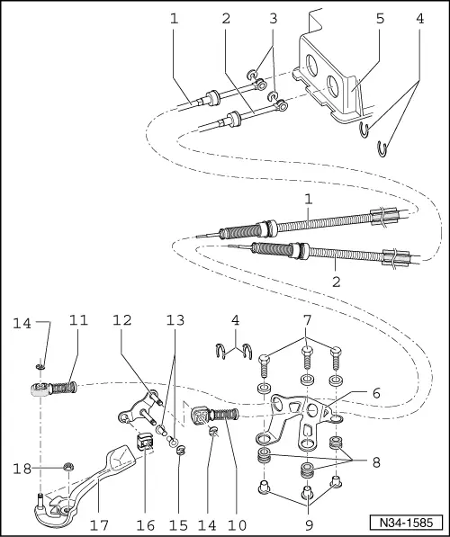 Volkswagen Service and Repair Manuals > Golf Mk4 > Power