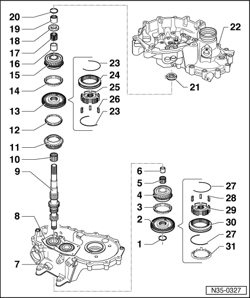Volkswagen Service and Repair Manuals > Golf Mk4 > Power