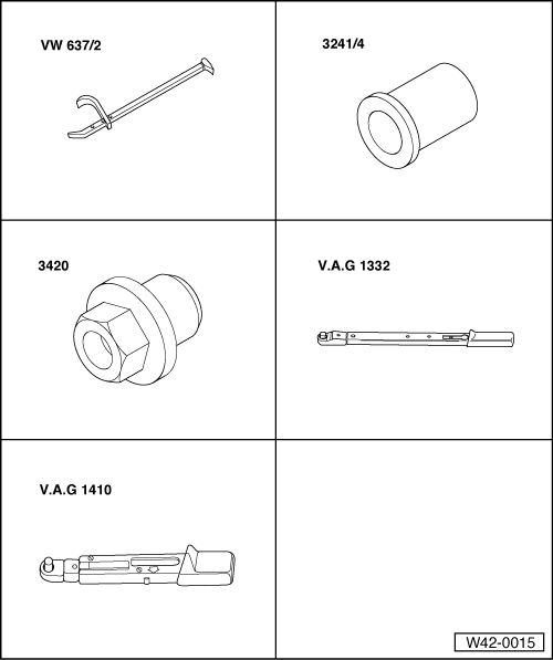 Volkswagen Manuals > Golf Mk4 > Running gear, axles, steering