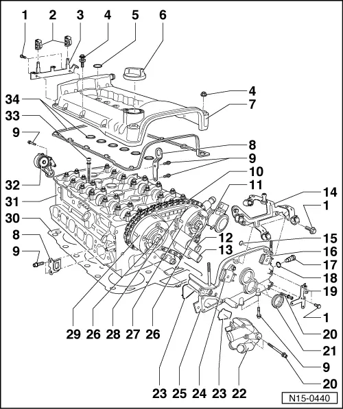 Volkswagen Service and Repair Manuals > Golf Mk4 > Power unit
