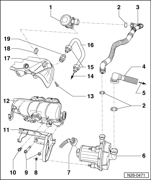 Volkswagen Service and Repair Manuals > Golf Mk4 > Power unit