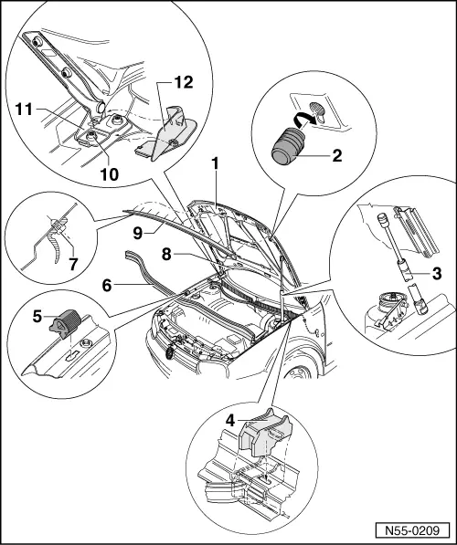 Volkswagen Service and Repair Manuals > Golf Mk4 > Body