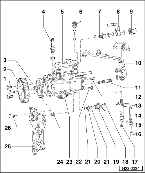 Volkswagen Service and Repair Manuals > Golf Mk4 > Power unit
