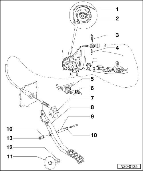Volkswagen Workshop Manuals > Golf Mk4 > Power unit > 5-cylinder