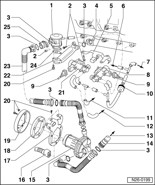 Volkswagen Service and Repair Manuals > Golf Mk4 > Power unit
