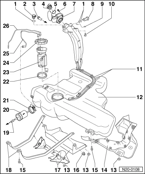 Volkswagen Service and Repair Manuals > Golf Mk4 > Power unit