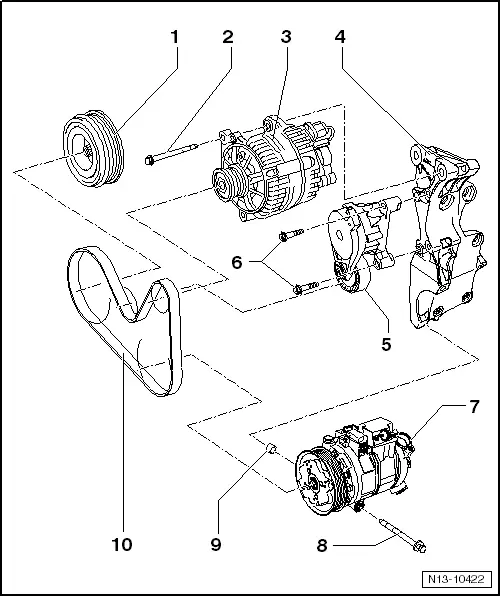 Volkswagen Service and Repair Manuals > Golf Mk5 > Power unit