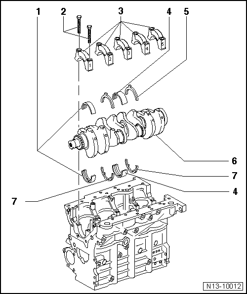 Volkswagen Service and Repair Manuals > Golf Mk5 > Power unit 4cylinder diesel