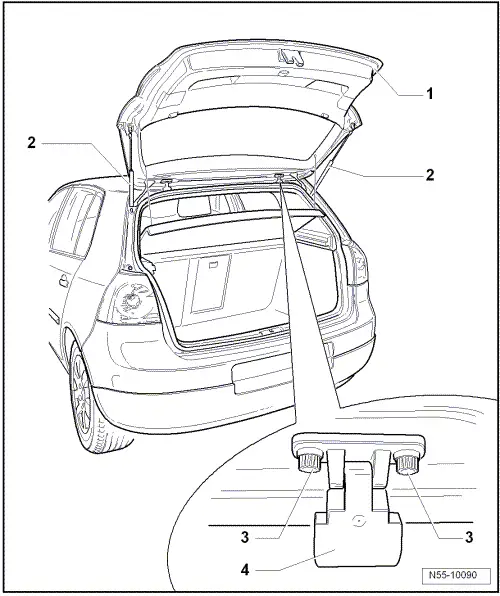 Volkswagen Service and Repair Manuals > Golf Mk5 > Body
