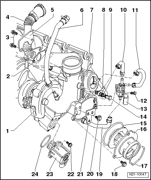 Volkswagen Workshop Manuals > Golf Mk5 > Power unit > 4-cylinder