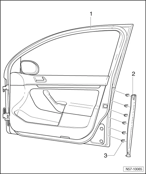 Volkswagen Service and Repair Manuals > Golf Mk5 > Body