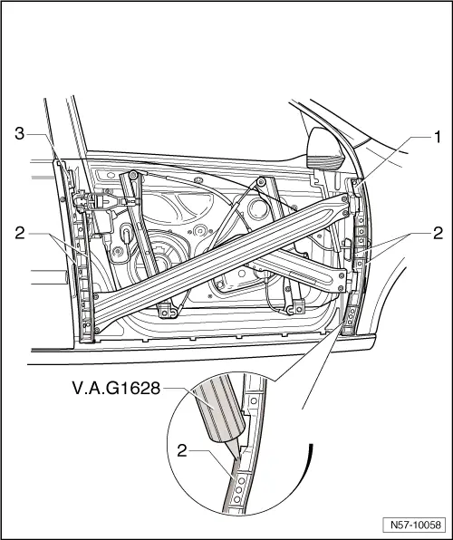 Volkswagen Manuals > Golf Mk5 > Body > General body repairs