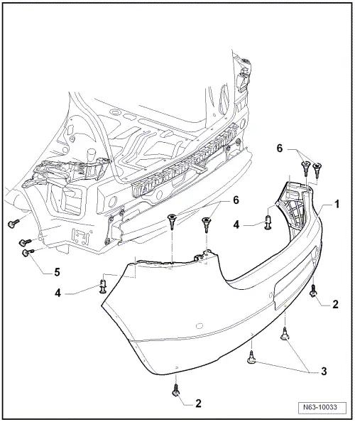 Volkswagen Service and Repair Manuals > Golf Mk5 > Body General body repairs