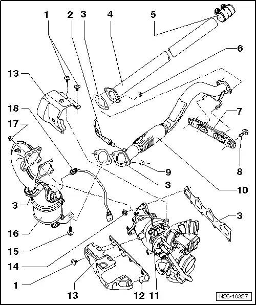 Volkswagen Workshop Manuals > Golf Mk5 > Power unit > 4-cylinder