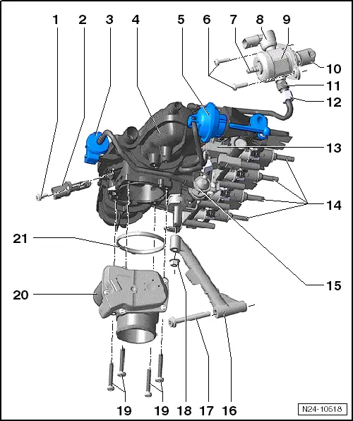 Volkswagen Workshop Manuals > Golf Mk5 > Power unit > 4-cylinder