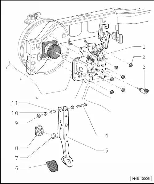 Volkswagen Service and Repair Manuals > Golf Mk5 > Brake