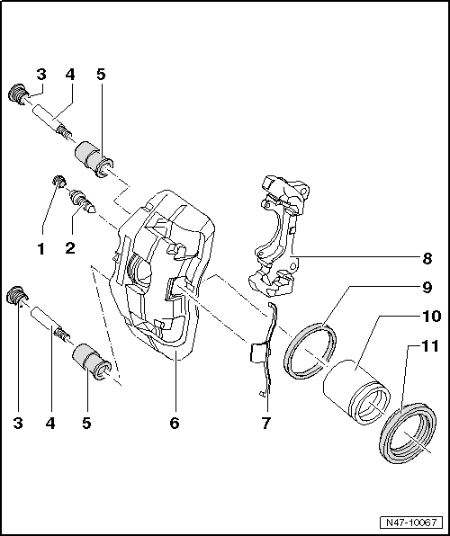 Volkswagen Service and Repair Manuals > Golf Mk5 > Brake