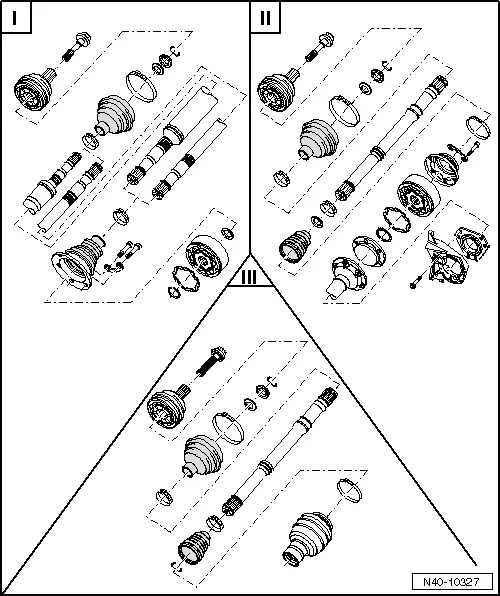 Volkswagen Service and Repair Manuals > Golf Mk5 > Running gear, axles, steering