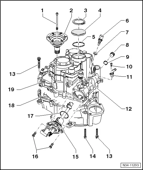 Volkswagen Workshop Manuals > Golf Mk5 > Power transmission > 6-speed