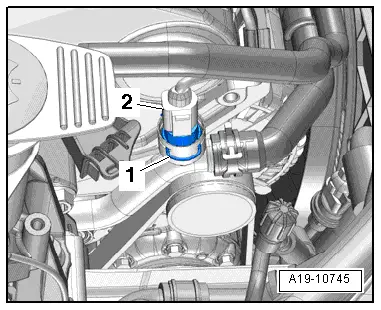 Volkswagen Workshop Manuals > Golf Mk6 > Power unit > 4-cylinder diesel  engine (2.0 l engine, common rail, generation II) > Engine cooling > Coolant  pump, regulation of cooling system > Removing